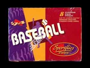 1994 SCORE Sportflics 2000 Baseball Unopened Wax Box w/ 24 Factory Sealed Packs - Picture 1 of 4