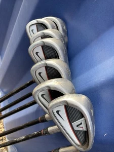 Nike Golf VIctory Red Cavity Back Iron Set 4 - PW Stiff Flex Graphite R/H Golf - Picture 1 of 7