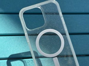 OtterBox Symmetry Glitter Case iPhone 15 Pro Max MagSafe Ultra Slim Clear - Picture 1 of 10