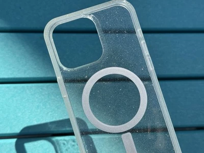 OtterBox Symmetry Glitter Case iPhone 15 Pro Max MagSafe Ultra Slim Clear - Image 1 of 4