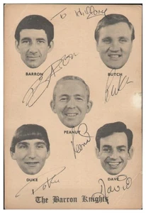 V7327/ The Barron Knights with Duke D`Mond Original Autogramme 1965 - Picture 1 of 2