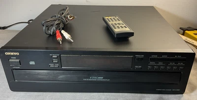 Onkyo DX-C340 6-Disc Carousel CD Changer  w/ Remote Tested - Image 1 of 4