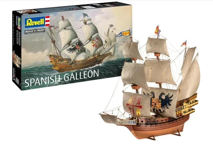 Kit Modelo Galeón Español Revell 1/64 RARO!!!! NUEVO EN CAJA ABIERTA Foto 1 de 1