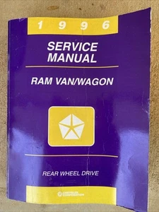 1996 Dodge Ram Van Wagon Factory Shop Repair Service Manual SKUA1 - Picture 1 of 1