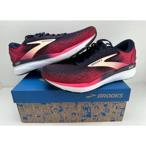 BROOKS WOMEN'S GHOST 16 SHOES PEACOAT/RASPBERRY SIZE 12 WIDE NIB #22S - Picture 1 of 9