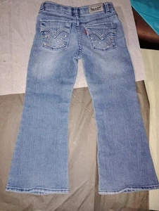 Kleine Mädchen Größe 5 Levis ausgestelltes Bein - Bild 1 von 6