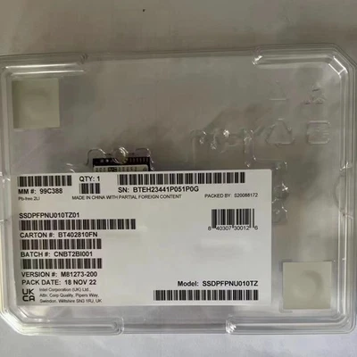 1TB SSD PLUS 2230 INTEL P41 NVME 4.0 SSDPFPNU010TZ01 Solid State Drive - Bild 1 von 2