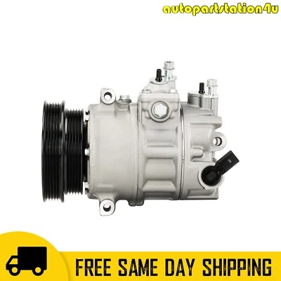 AC A/C Compressor For Volkswagen 2006-2009 Rabbit 2005-2014 Jetta 198567 Foto 1 de 4