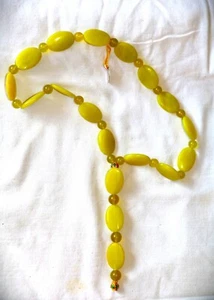 Conjunto Collar Verde Oliva Oro Rosario Estilo Precioso Ágata Pendientes Cierre Tienda - Imagen 1 de 19
