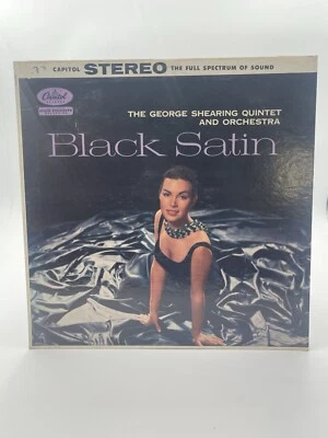 THE GEORGE SHEARING QUARTET BLACK SATIN LP VG+ VINYL RECORD CAPITOL FREE SHIP - Image 1 of 4