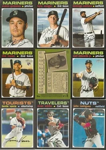 2020 Topps Heritage Seattle Mariners Complete Team Set Regular  UD + ML (22) - Picture 1 of 1