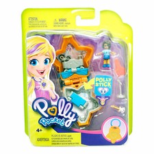 Polly Pocket Teeny Boppin' Concert Compact  -Bended Card