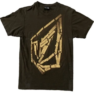 VINTAGE Y2K Volcom Stone T Shirt - Skate Surf Tee Brown Skateboarding Logo Sz M - Picture 1 of 12