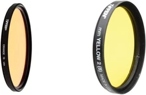 Tiffen 55mm Yellow 2 #8 & Orange 16 Filter Set - 2 Filters #558Y2 & 55OR16 - Picture 1 of 10