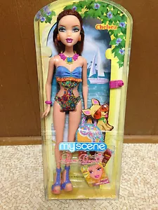 2009 Barbie My Scene Glam Beach Chelsea bambola capelli evidenziati rara - Foto 1 di 3