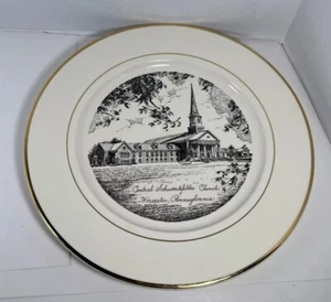 Collection Decoration Plate Central Schwenkfelder Church (1) Count - Picture 1 of 5