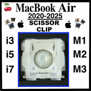 🍒 MacBook Air Scissor Key Clip / Hinge 2020-2025 MODELS i3 i5 i7 M1 M2 M3 - Afbeelding 1 van 11