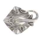 Handmade Silver Stingray Belt Buckle - Manta Ray Sea Creature Ocean Nautical Fi