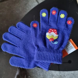 Pair Of Indigo Coloured Children's 'Magic Gloves'. Thermal. Girls Sizes -... - Picture 1 of 5