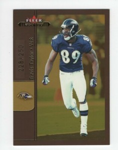 2002 Fleer Maximum Football To The Max TRAVIS TAYLOR BALTIMORE RAVENS 228/250