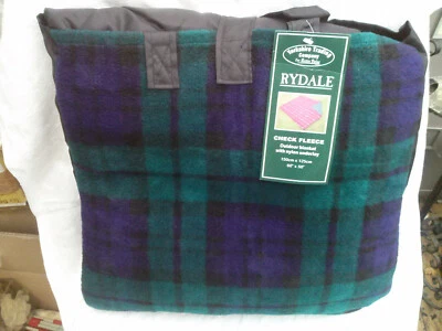 Yorkshire Trading Co Rydale Check Fleece Outdoor Picknick Decke Matte Teppich Nylon - Bild 1 von 4
