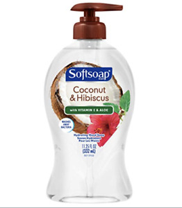  Softsoap Coconut & Hibiscus Hand Soap, 11.25 Fl.Oz., Vitamin E & Aloe