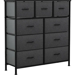 YINTATECH Dresser 9 Drawer Bedroom Storage Chest Organizer Closet Cabinet - Picture 1 of 15