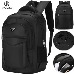 BAIGIO Rucksack Herren Wasserdicht Freizeit Reise Arbeit Laptop Schulrucksack - Bild 1 von 14