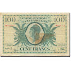 [#279420] Afrique-Équatoriale française, 100 Francs, Marianne, TB+, KM:13a