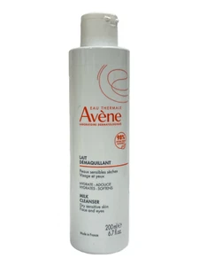 Avene Milk Cleanser Hydrates-Softens Face & Eyes (200ml/6.7fl) New - Picture 1 of 2