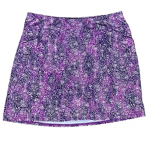 Jofit Mina Tennis Skort Größe Large lila Sprenkelmuster Pickleball Golftaschen - Bild 1 von 6