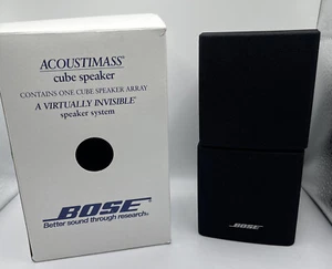 Bose Acoustimass Altoparlante Cube Nero. NUOVO SPEDIZIONE GRATUITA - Foto 1 di 7