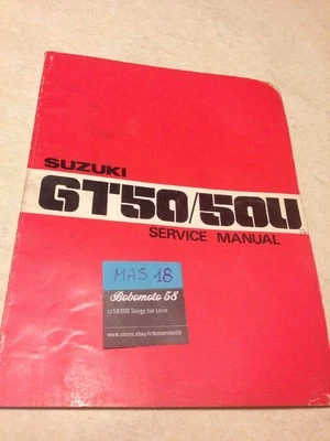 Suzuki GT50U GT50 U Gt 50 Manual Revisión Técnica Taller Éd. 77 Inglés Taller - Imagen 1 de 4