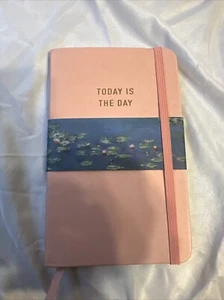 NWT Pink Faux Leather Bungee Notebook-4.5” x 7.25”- Molly & Rex Designer - Picture 1 of 2