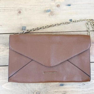 Vera Bradley Harper Clutch Umschlag Leder Cognac Schulter - Bild 1 von 7