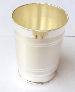 999 Fine Real Silver Handmade Water/Milk Glass,Baby Food Utensil - Picture 1 of 5