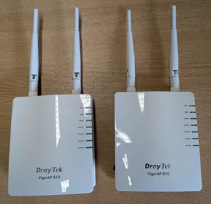 2 X DrayTek VigorAP 810 Managed PoE Wireless Access Points - White - Afbeelding 1 van 2