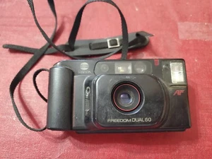 Minolta Freedom Traveler 35mm Point & Shoot Film Camera Made In Japan Not Tested - Picture 1 of 8