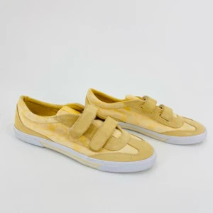 Scarpe da ginnastica Coach da donna Priya giallo bianco A3545 gancio top basse 9 B - Foto 1 di 11
