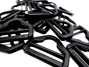 Clip Holder Triangle Black Fits 1" 25mm Wide Webbing Strap Durable Free Shipping - Picture 1 of 12