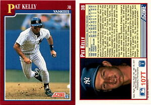 Pat Kelly 1991 Score Rookie & Traded Baseball 107T  New York Yankees