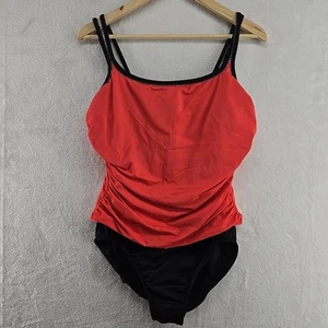 Maillot de bain une pièce bloc de couleur minceur Miraclesuit Estilo taille 12DD - Photo 1/9