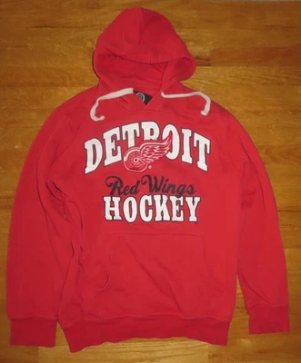 Vintage G-III Sports DETROIT RED WINGS Hockey (MED) Hooded Sweatshirt YZERMAN - Image 1 of 4