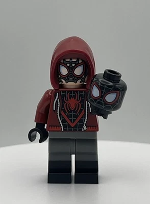 Lego Misprint Miles Morales Rare Marvel Minifigure Head Prototype Error - Image 1 of 4