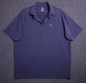 Rhoback Shirt Herren 2XL blau Performance Golf Polo Kragen Kurzarm Tennis gebraucht, in einwandfreiem Zustand - Bild 1 von 6