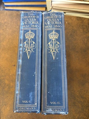 Rare “The Girlhood of Queen Victoria” Two Volumes 1912 Edited by Viscount Esher - Image 1 of 4