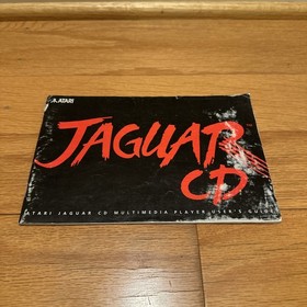 Jaguar CD Atari Player Users Guide System Multimedia Instruction Manual Only