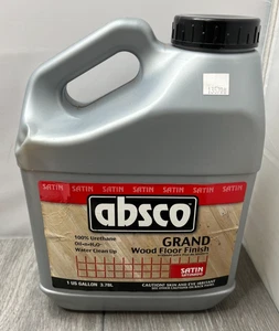 Absco Grand Holzbodenoberfläche, Satiniert, Wasserreinigung, 1 Gallone (3,78 l) - Bild 1 von 10