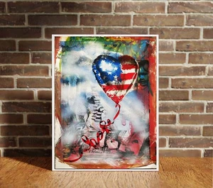 Póster de decoración de pared envolvente de lienzo Hope Heart impresión de arte de pared Alec Monopoly Takashi - Imagen 1 de 10