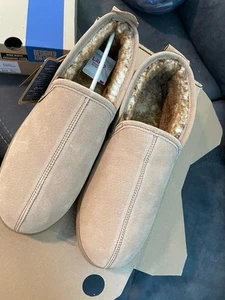 Hausschuhe Herren Lamo 10M Wildleder Leder Neu im Karton Größe 10M - Bild 1 von 5